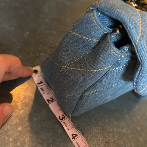 Quilted Denim Coach Tabby 26 - Picture 12 of 13